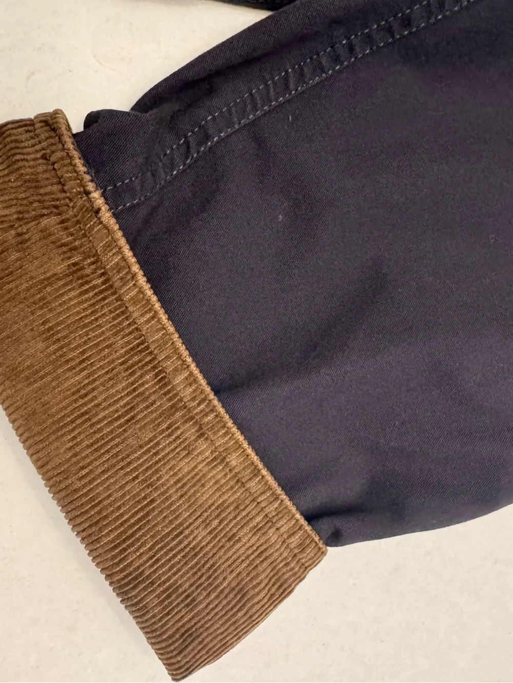 Vintage American Eagle Men’s Canvas Barn Chore Coat Flannel Lined Navy Size XL